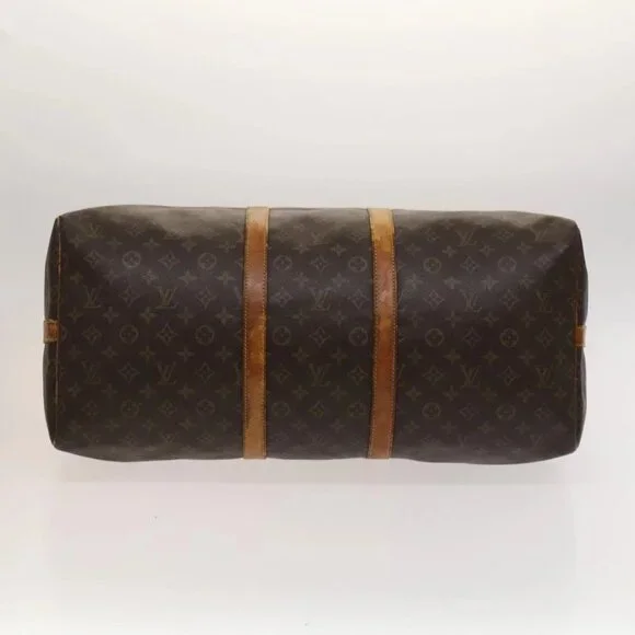 LOUIS VUITTON Monogram Keepall Bandouliere 55 Boston Bag M41414 LV Auth ac3775 - Picture 7 of 16